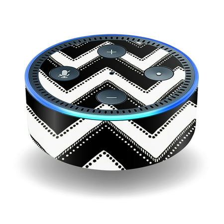 MightySkins Protective Vinyl Skin Decal for Amazon Echo Dot (2nd Generation) wrap cover sticker skins Chevron (Echo Dot Best Price)