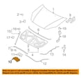 thumbnail image 3 of Front Hood Latch Lock Bracket Fits 06-11 Accent, Rio, Rio5 HY1234110 811301G000, 3 of 5