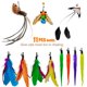 thumbnail image 5 of Set de juguetes de varita para gatos miwoowim con 2 varitas extensibles y 11 accesorios, 5 of 8