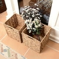thumbnail image 2 of DTX International Water Hyacinth Storage Basket, Set of 2, 2 of 5