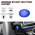 thumbnail image 5 of Xotic Tech Engine Start Stop Push Button Switch Decoration Cover Trim Compatible with Honda Civic Accord 10th Gen, Honda Fit 2021-2022 (Blue) 1.08", 5 of 9