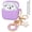 Purple, variant on Earpod Pro 3 for Apple Airpods Pro 3rd Generation Five Leaf Clover Theme Upgraded Secure Lock Earbud Case with Bling Keychain, Pink