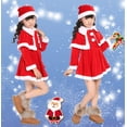 thumbnail image 1 of Disfraz de Navidad para niños Vestido infantil Disfraz de actuación para niñas Disfraz infantil Ropa de Papá Noel, 1 of 4