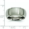 thumbnail image 6 of Chisel Titanium Satin and Polished 10.2mm Beveled Edge Band - Ring Size 10.0, 6 of 8