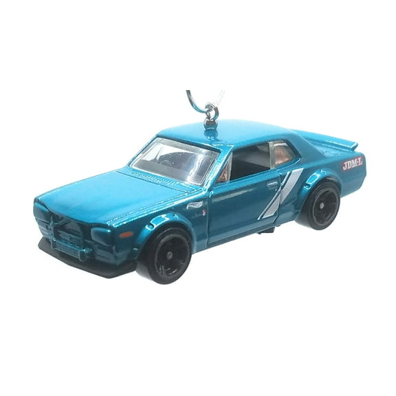 Christmas Ornament for Nissan Skyline HT 2000GT-X Blue White Stripe