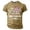 Khaki, variant on Patriotic Boys Short Sleeve T-Shirt USA 250th Anniversary 1776-2026 Vintage American Flag Top
