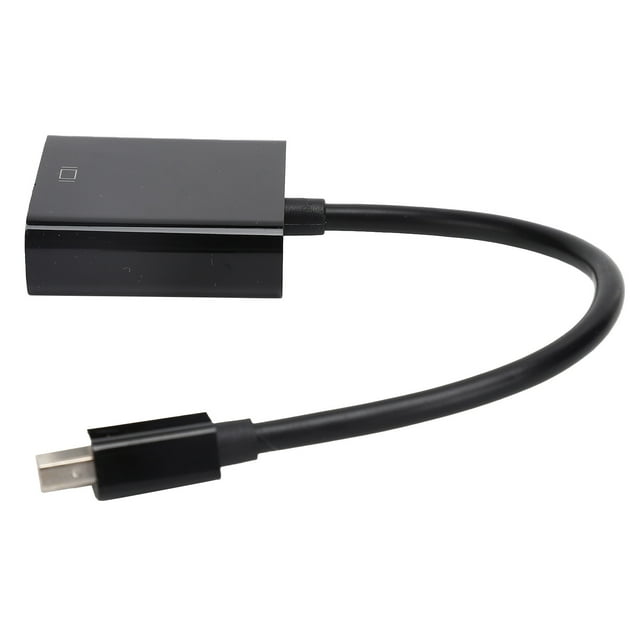 Convertidor Maleto hembra, adaptador receptor de fuente de señal Mini DP a VGA, adaptador de puerto de visualización, instalación sin esfuerzo