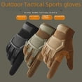 thumbnail image 1 of Guantes tácticos de dedo completo para entrenamiento con pantalla táctil, de combate, antideslizantes, para montar a caballo, para hombre, guantes deportivos protectores para exteriores, de dedo largo, 1 of 5