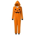 thumbnail image 4 of UJNDER Combinaison à Capuche Imprimée Halloween pour Femmes Orange_001 L, 4 of 4