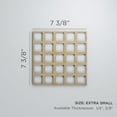 thumbnail image 3 of Ekena Millwork 7 3/8"W x 7 3/8"H x 1/4"T Extra Small Manchester Decorative Fretwork Wood Wall Panels, Birch, 3 of 18