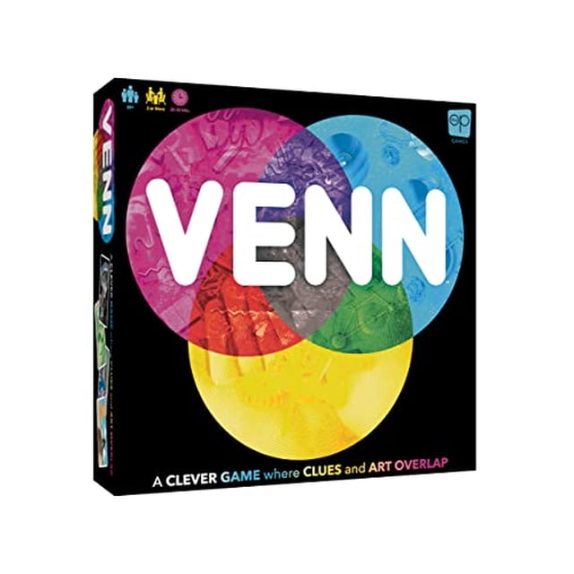 Juego de mesa Venn USAOPOLY cooperativo y competitivo 10+