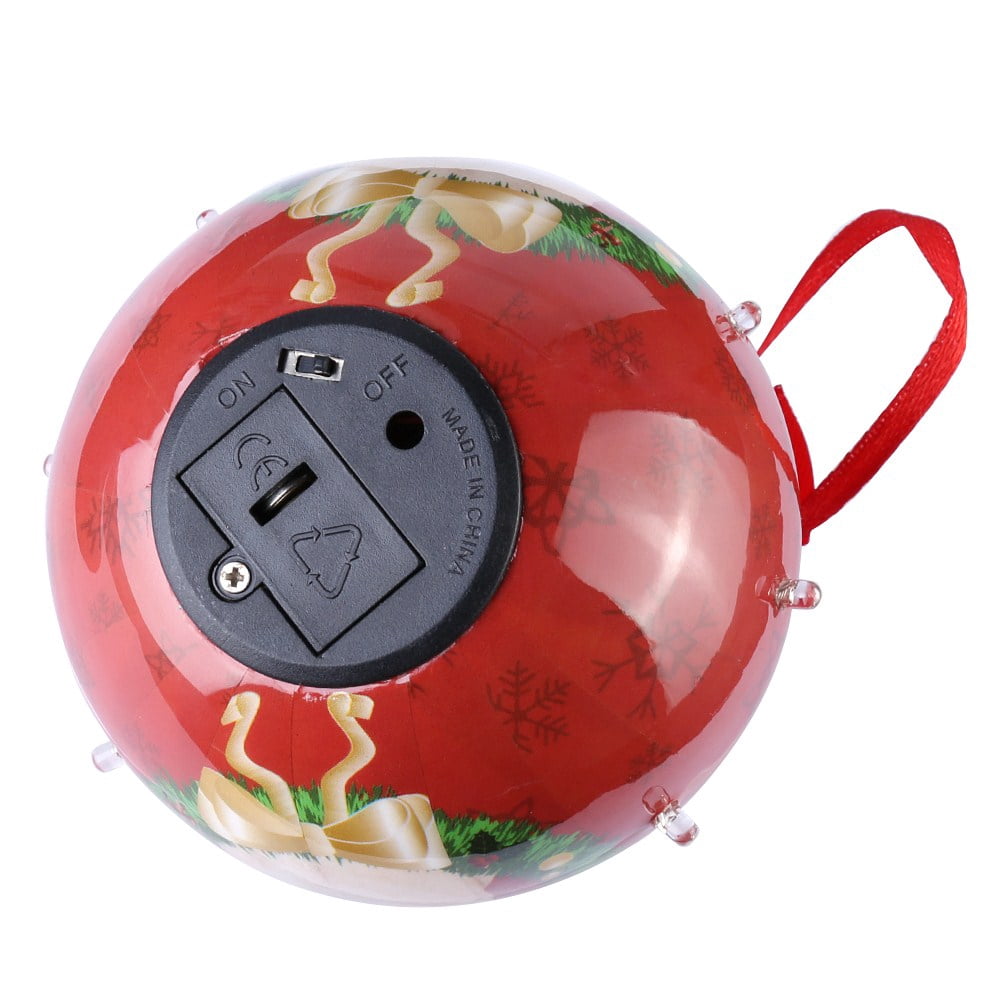 Dog Collection Twinkling Lights Christmas Ball Indoor Decorative Ornament