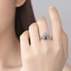 thumbnail image 3 of Corona Moda dos en uno 100 idiomas Te amo Anillos de pareja con boca abierta, 3 of 3