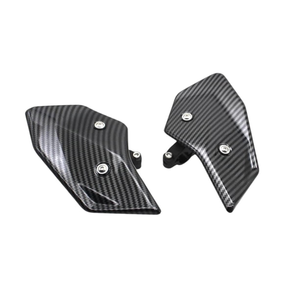 2 Piezas Alerón Aerodinámico Motocicleta Deflector Lateral Accesorios Universales Protector PP Metal Instalación Fácil Adecuado para GUZZI V85TT 2019-2025 Conducción Deportiva