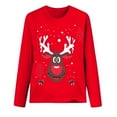 thumbnail image 4 of LSLJS Christmas Family Pajamas Matching Sets, Kids Print Polka Christmas Xmas Sweatshirt Pullover Family Matching, Christmas Pajamas for Adults and Kids Holiday Xmas Sleepwear Set, 4 of 7