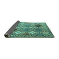 thumbnail image 2 of Ahgly Company Indoor Round Persian Turquoise Blue Traditional Area Rugs, 6' Round, 2 of 4