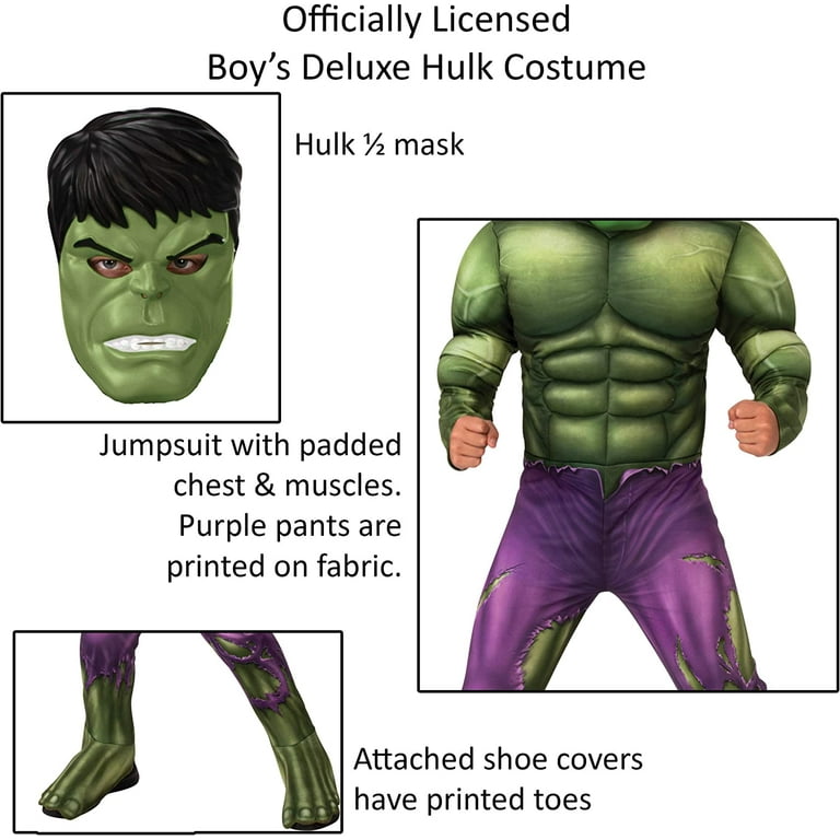 Hulk Avengers Deluxe Boys Costume Hulk Avengers Deluxe Boys Costume