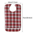 thumbnail image 4 of 3Colors Waterproof Adult Elder Mealtime Bib Washable Dinning Aid Clothes Protector,Adult Bib, Elder Bib, 4 of 8