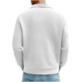 thumbnail image 5 of Yaoyar Mens Solid Color Long Sleeve Lapel Long Sleeved Shirt Breathable Versatile Casual Pullover Top Classic Button Down Golf Shirt Fashion Casual Moisture Wicking Shirts, 5 of 8