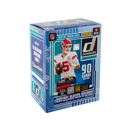 2025 Panini Donruss Football Holiday Trading Cards Blaster Box