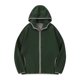 thumbnail image 1 of Sudadera con capucha para hombre, sudadera con capucha de manga larga lisa, forro polar con cremallera, abrigo grueso y cálido, sudaderas para hombre, blusa de poliéster, 1 of 5