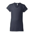 thumbnail image 2 of Gildan - Softstyle Women’s V-Neck T-Shirt - 64V00L - Navy - Size: M, 2 of 3