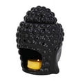 thumbnail image 5 of Mudra Crafts Oil Burner, Candle Warmer, Black Buddha Statue Decor for Scented Wax, Fragrance Melt, Essential Oil, 5 of 6