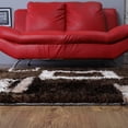 thumbnail image 4 of Rugsotic Carpets Hand Tufted Shag Polyester Eco-Friendly Area Rugs - 9'x12', Rectangle, Brown Beige, Plain Solid Design, High Pile Handmade Anti Skid Rugs for Living Room, Bed Room K00001, 4 of 8