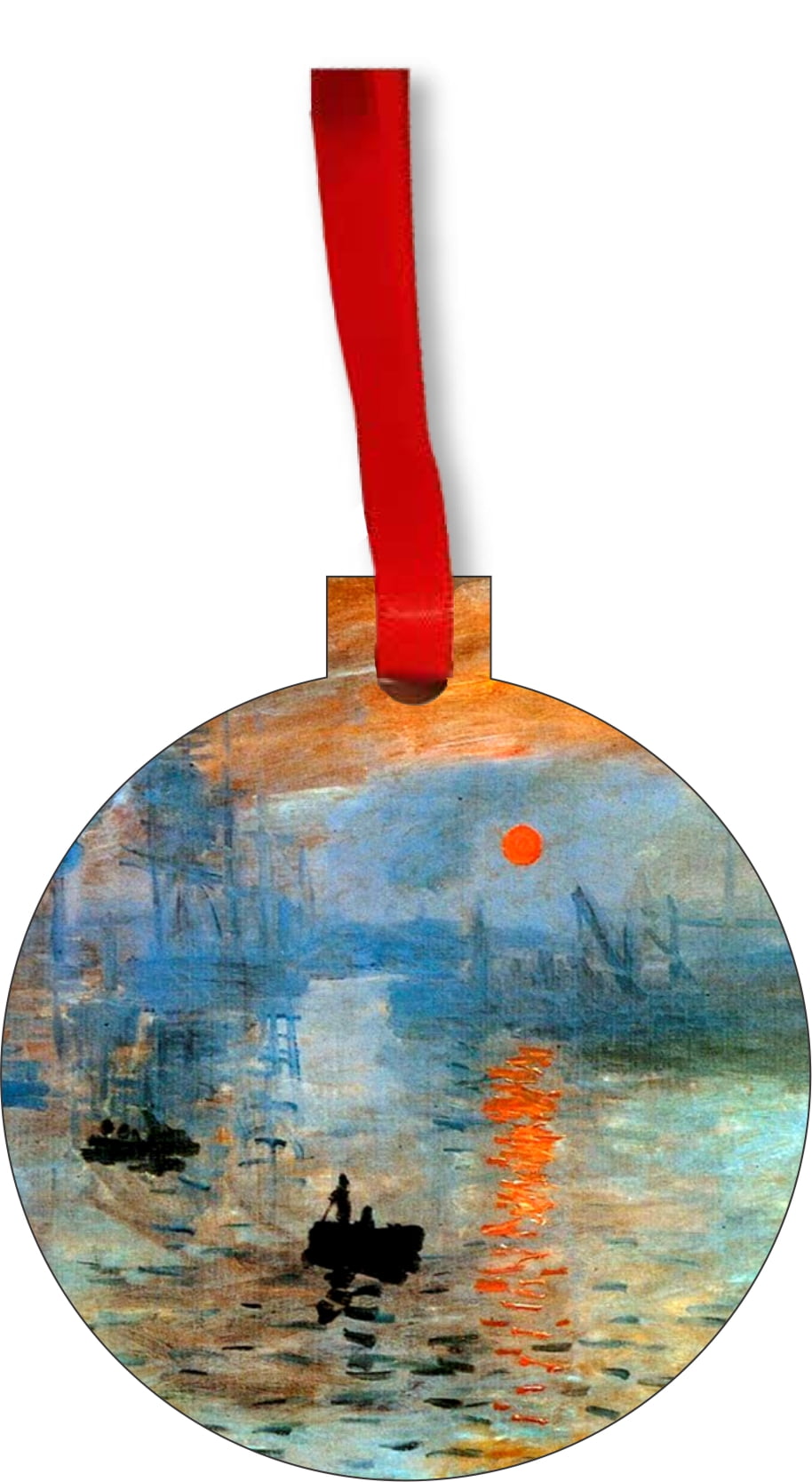 Art Artist Christmas Tree Ornament Painting Ornaments Claude