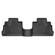 Husky Liners Weatherbeater Floor Mats | Fits 2011 - 2018 Jeep Wrangler JK 4-Door | 2nd Row, 1-pc Black - 19021