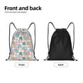 thumbnail image 5 of Kdxio Colorful Cute Pig Print Drawstring Backpack Bag,Waterproof Draw String Back Sack, Gym Drawstring Bags Swim Bag For Unisex, 5 of 9