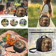 thumbnail image 4 of Jeiento Highland Cow Backpack for Girls 10-12 with Lunchbox, Water Bottle Holder, Pencil Case & Keychain Set of 5 Lightweight 17 Inch Bookbag for Elementary Middle School 3rd-6th Grade, 4 of 8