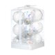 thumbnail image 2 of Adornos de bolas de Navidad, adornos decorativos para árboles de Navidad, adornos colgantes de bricolaje para celebraciones navideñas de año Nuevo 12 piezas estilo E, 2 of 8