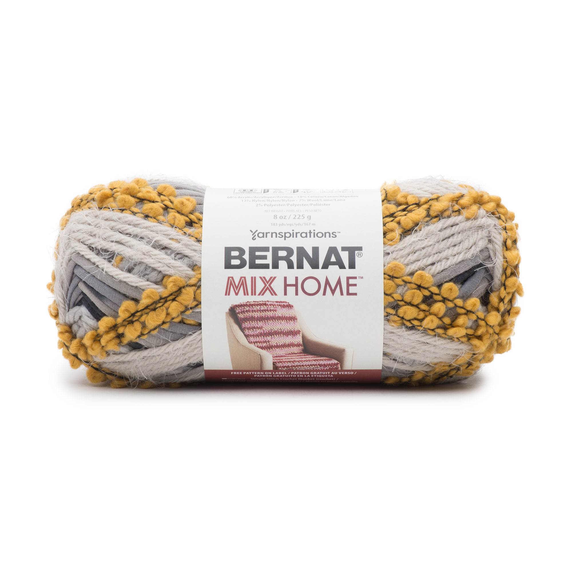 BERNAT MIX HOME YARN, GOLD MNE