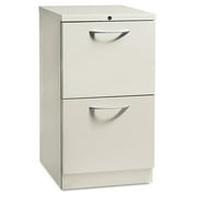 Hon 18820AQ Flagship Mobile File/File Pedestal, Arch Pull, 19-7/8d, Light Gray