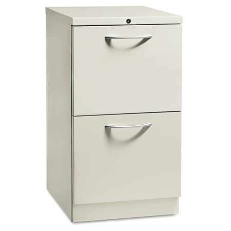 Hon 18820AQ Flagship Mobile File/File Pedestal, Arch Pull, 19-7/8d, Light Gray