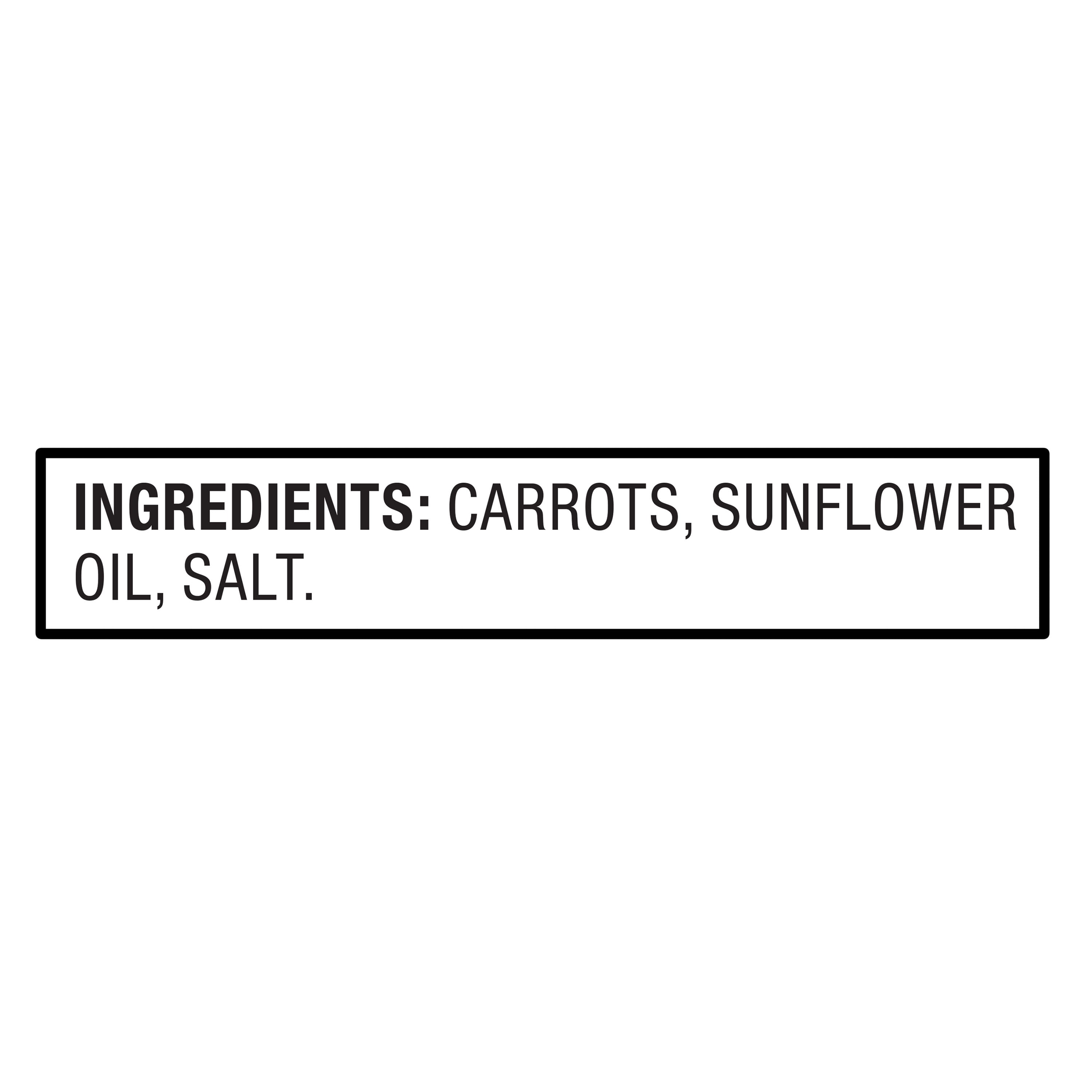(3 pack) bettergoods Dried Carrot Sticks with Sea Salt, 3 oz