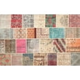 thumbnail image 1 of Ahgly Company Machine Washable Indoor Rectangle Traditional Rust Pink Area Rugs, 7' x 9', 1 of 7