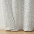 thumbnail image 4 of VCNY Home Leah Grey Leaf Grommet Light Filtering Curtain Panel, 54" x 63", 4 of 5