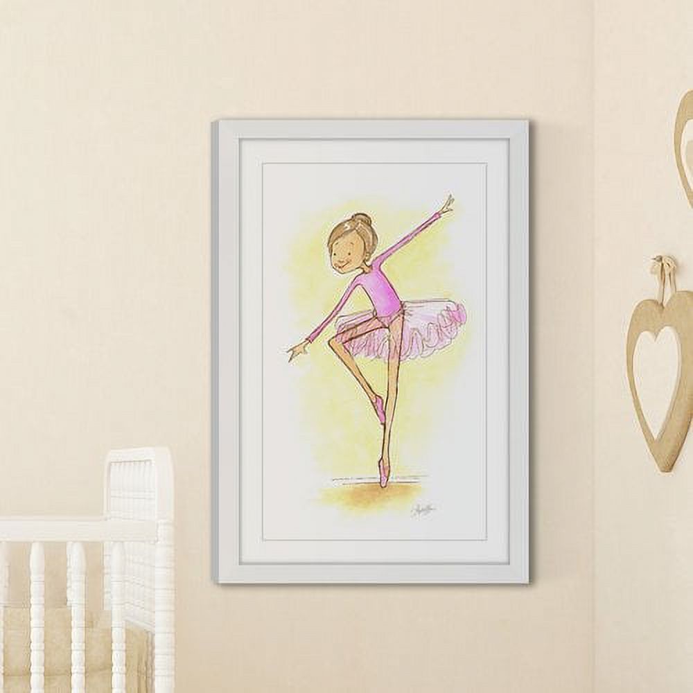 "Ballerina" Framed Painting Print