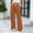 Orange, variant on Womens High Waist Drawstring Wide Leg Pants with Pockets Split Hem Loose Casual Trousers Bottoms for Daily