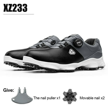

PGM 2022 golf shoes removable studs waterproof knob shoelace sports sneakers men’s shoes
