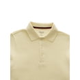 thumbnail image 4 of Smith's American Boys' Long Sleeve Pique Polo Color: yellow Size: 18 - 20, 4 of 4