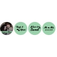 thumbnail image 2 of Darling Souvenir chocolate Labels 190 Pcs Love is Sweet Photo Wedding Custom Stickers-Mint, 2 of 3