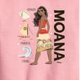 thumbnail image 2 of Disney - Moana Voyager Powerful Strong - Toddler & Youth Crewneck Fleece Sweatshirt, 2 of 4