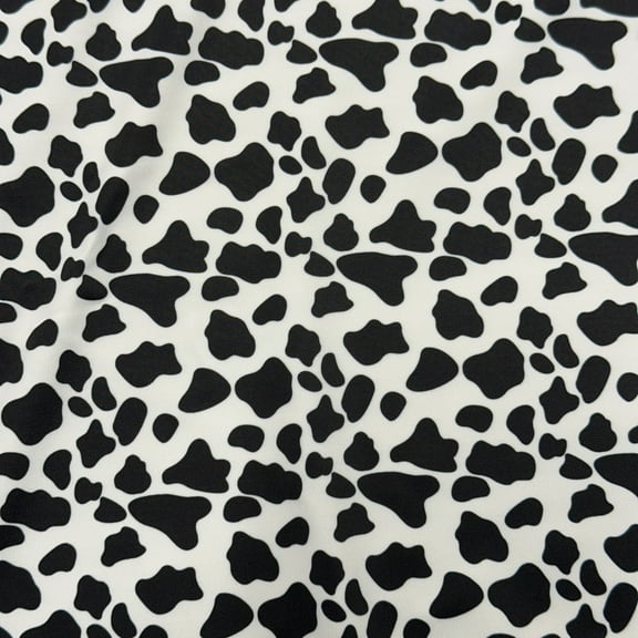 Cow Print 4 Way Stretchy Polyester Spandex Fabric | Spandex Palace