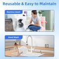 thumbnail image 5 of Steam Mop Pads Replacement for Shark S8000 S8001 S8002 S8200 S820 S8201 S7001 S7201 S7000 S7005 S7020 S7001 S7020 7001 S7201 7003 Steam Scrub, Dirt Grip Soft Washable Scrub Pads 8 Pack, 5 of 7