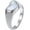 Silver, variant on Women's Stainless Steel Inlaid Simulated Shell Heart Retro Jewelry Design Elegant Exquisite Festival Ring