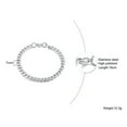 thumbnail image 6 of 2020 New Silver Gold Black Bracelet Bangle Man Stainless Steel Polished Bracelet, 6 of 9