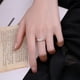 thumbnail image 3 of Anillo de pareja europeo y americano con costura de sol y luna, anillo para hombre y mujer, joyería de mano de sol y luna, 3 of 5